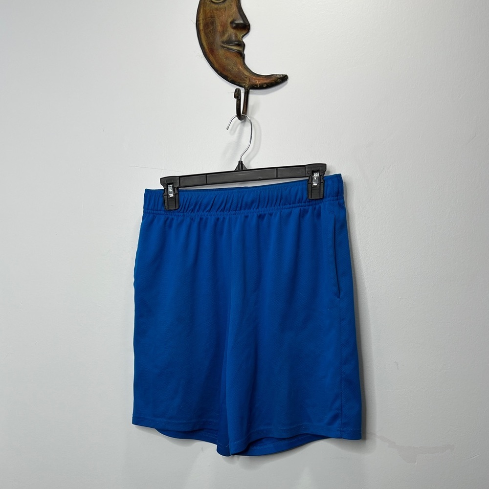 tek gear blue basketball shorts w pockets